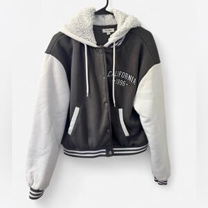 Black and White Varsity Jacket